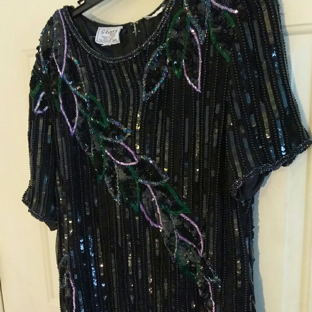 Vintage plus sized Sequin top